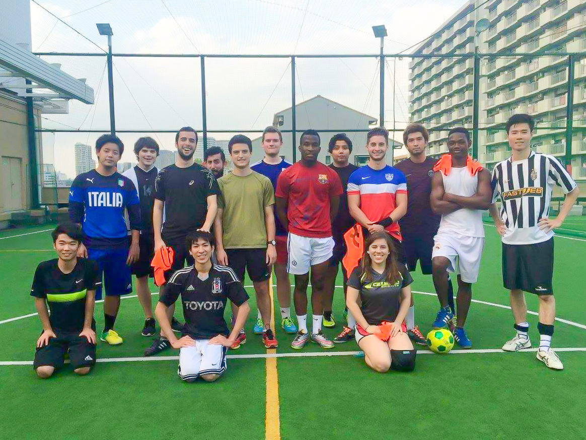 大学の友達との集合写真